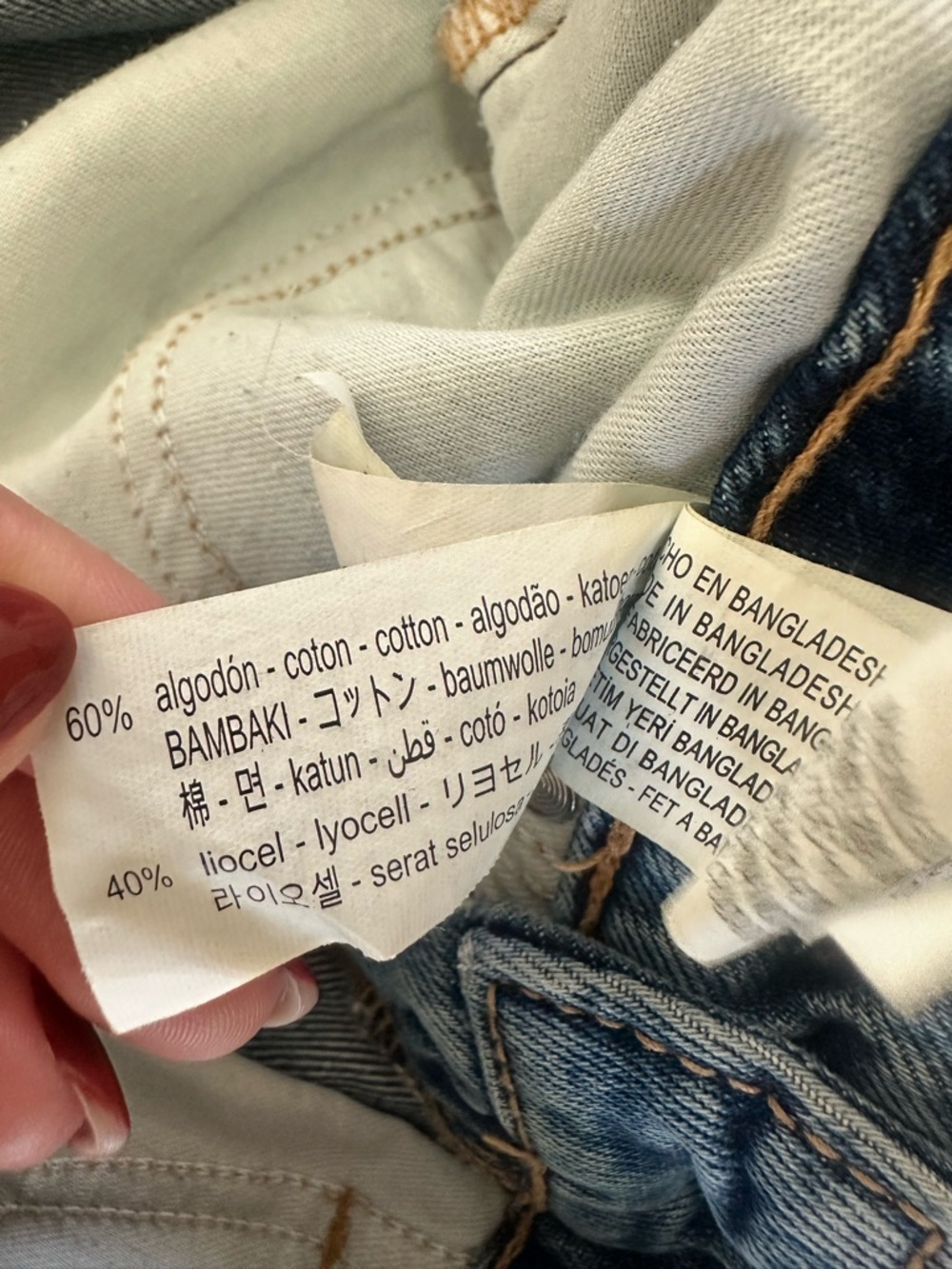 Zara Mom Jean Shorts High Waisted Denim Size 2 Medium Wash Casual Summer - Picture 5 of 5